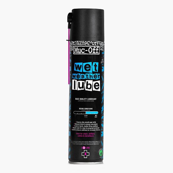 MUC-OFF Bicycle Wet Weather Lube Aerosol, 400ml MUC-OFF Bicycle Wet Weather Lube Aerosol, 400ml