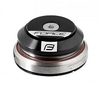 FORCE hlavové zloženie TAPER 1 1/8"-1 1/2" integrované, čierne 