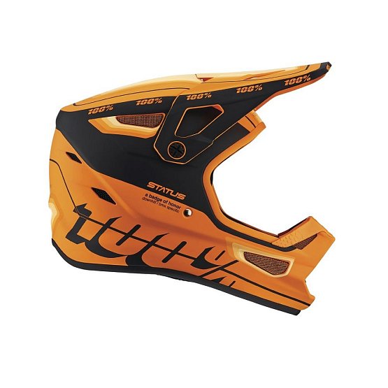 100% STATUS Helmet Topenga Orange/Black - L