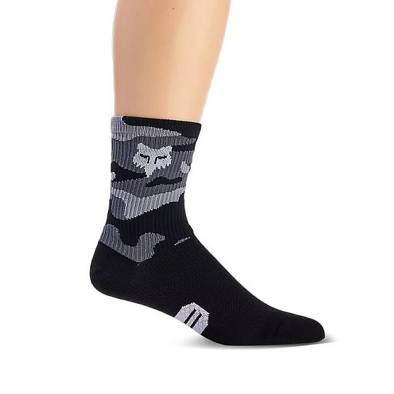 FOX 6" Ranger Sock, black camo