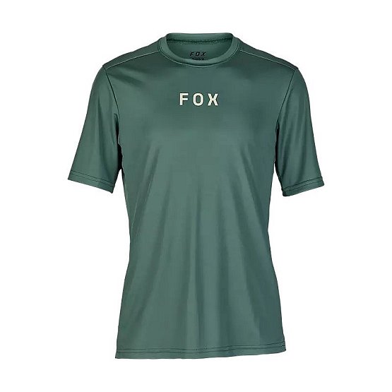 FOX Ranger Ss Jersey Moth, hunter green, S FOX Ranger Ss Jersey Moth, hunter green, S