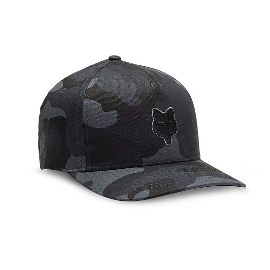 FOX Fox Head Flexfit Hat, black camo