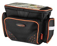 Brašna na riadítka IBERA IB-HB3, black/orange