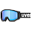 UVEX Athletic CV, black mat blue, S2 UVEX Athletic CV, black mat blue, S2