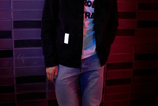 Magnetická pripínacia odrazka BOOKMAN, orange