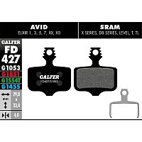 Brzdové platničky GALFER FD427 Avid, Sram - Performance