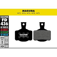 Brzdové platničky GALFER FD436 Magura - Standard