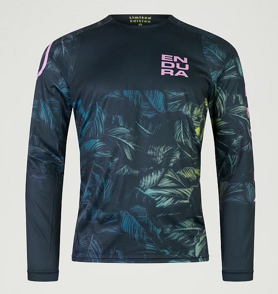 ENDURA Tropical L/S Tee LTD, grey