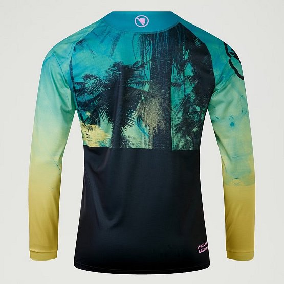 ENDURA Tropical L/S Tee LTD, atlantic