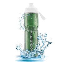 ROCKBROS CYKLOFĽAŠA TERMO, ZELENÁ, 670 ML, POLYPROPYLÉN