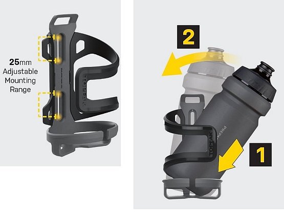 Košík na fľašu TOPEAK DUALSIDE CAGE PRO