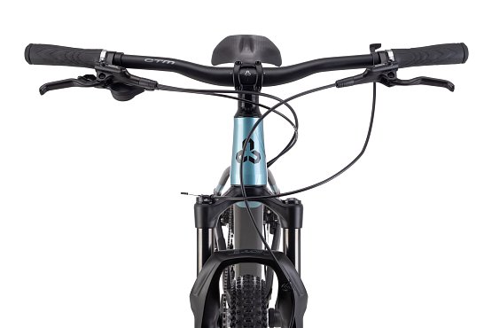 CTM Charisma 6.0 29" 2024, matná čierna/lesklá šedomodrá