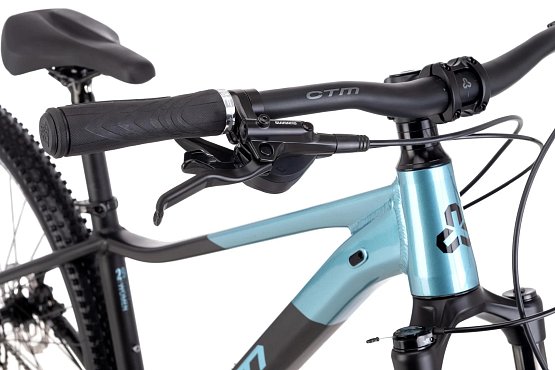 CTM Charisma 6.0 29" 2024, matná čierna/lesklá šedomodrá