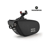 ROCKBROS taška podsedlová s vložkou, kapacita (0,8-1,3l), čierna ROCKBROS taška podsedlová s vložkou, kapacita (0,8-1,3l), čierna