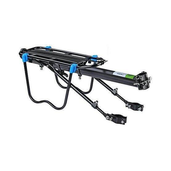 Nosič zadný ROCKBROS na sedlovku, dura, nosnosť do 50kg, black