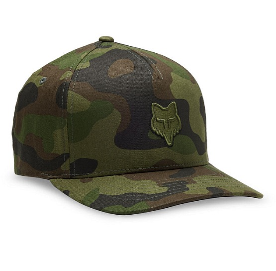 FOX Head Flexfit Hat, green camo, S/M