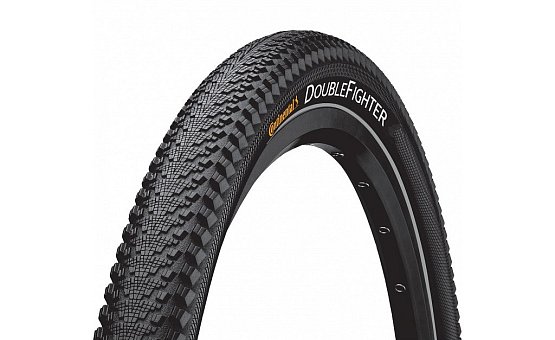 Plášť CONTINENTAL Double Fighter III Sport Reflex 26x1.90", drôt