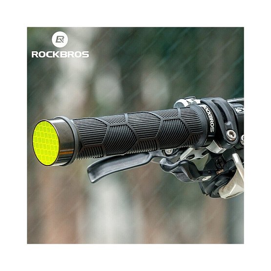 ROCKBROS dural rukoväť s odrazkou, čierne