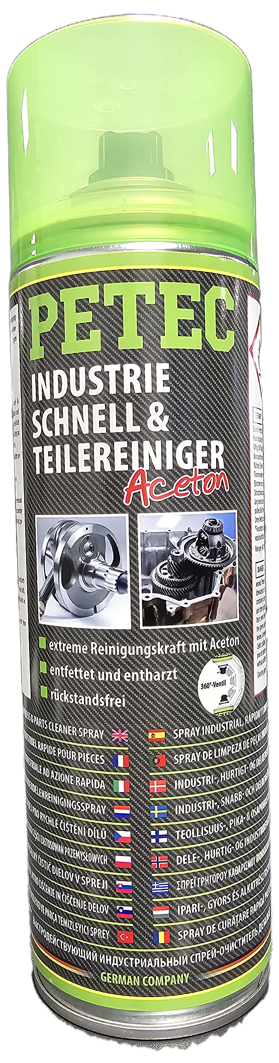 Sprej PETEC na čistenie bŕzd, 500ml Sprej PETEC na čistenie bŕzd, 500ml