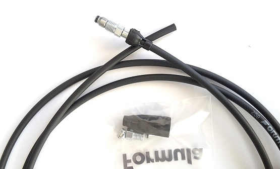 Hadice brzdy Formula CURA, CURA 4 lesklá černá