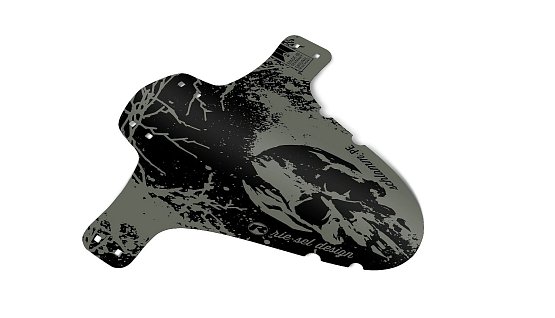 Predný blatník RIESEL SchlammPE, Skull