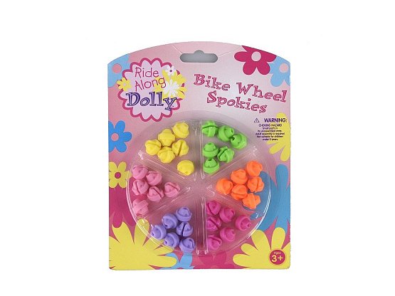 Ozdoba na špice, koráliky, 6 farieb v sete