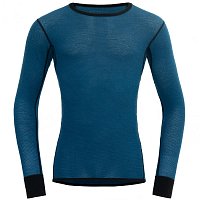 DEVOLD Wool Mesh 190 Shirt Man, flood/caviar DEVOLD Wool Mesh 190 Shirt Man, flood/caviar