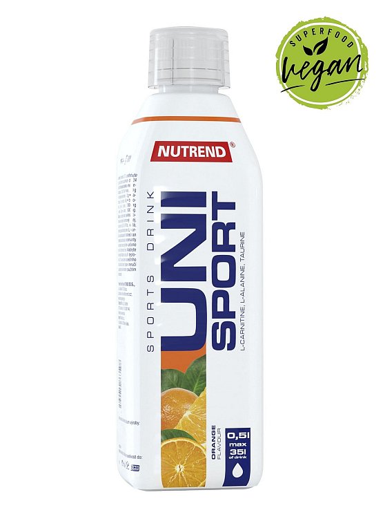 NUTREND Unisport, 500 ml pomaranč