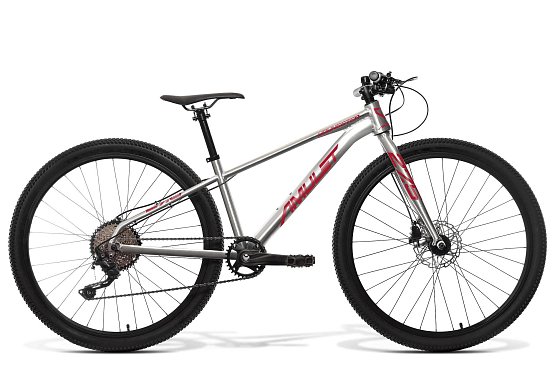 AMULET Youngster 1.10 SH 27,5" 2025, alu brushed transparent/red, 11,2kg AMULET Youngster 1.10 SH 27,5" 2025, alu brushed transparent/red, 11,2kg