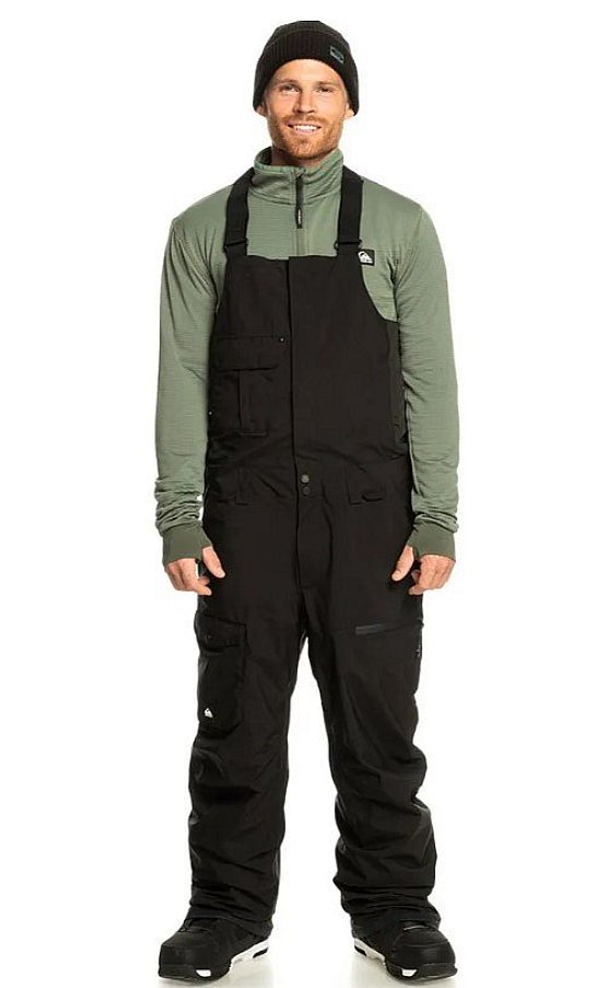 QUIKSILVER Utility Bib Pants, black QUIKSILVER Utility Bib Pants, black