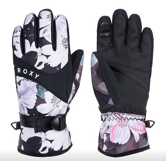 ROXY Jetty Girl, black flowers, S