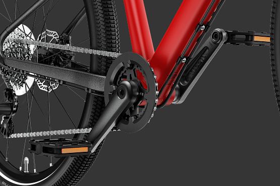 WOOM 5 Explore 24", red