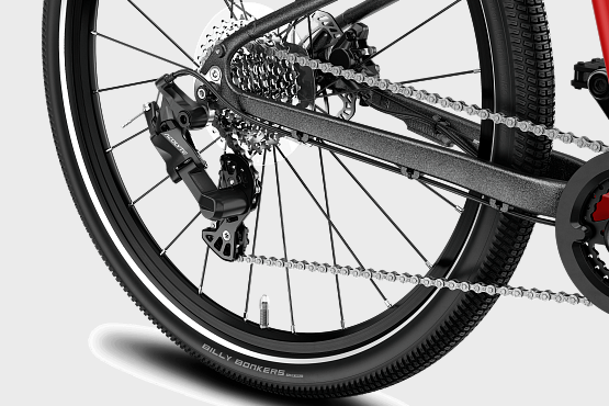 WOOM 5 Explore 24", red