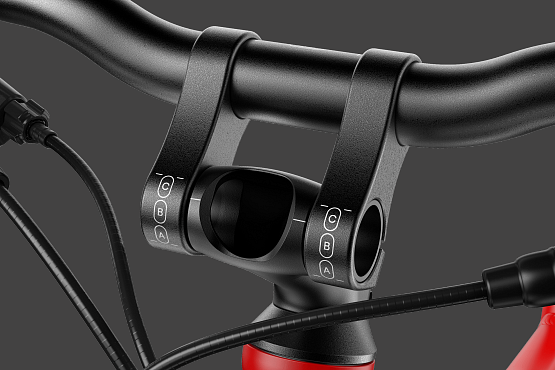 WOOM 5 Explore 24", red