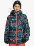 QUIKSILVER Mission Printed Youth, Building moutains grenadine,12 rokov QUIKSILVER Mission Printed Youth, Building moutains grenadine,12 rokov