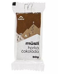 MARVA MÜSLI energetická tyčinka, 50 g, horká čokoláda