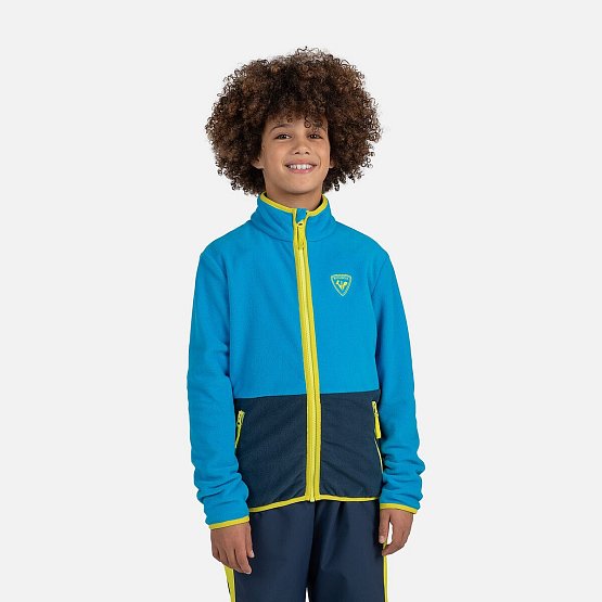 ROSSIGNOL Juniors' Strawpile Full-Zip Fleece, oversees