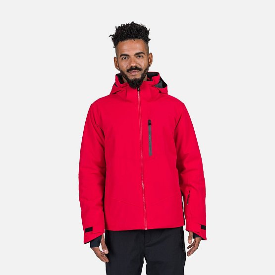 ROSSIGNOL Men's Blackside Ski Jacket, red