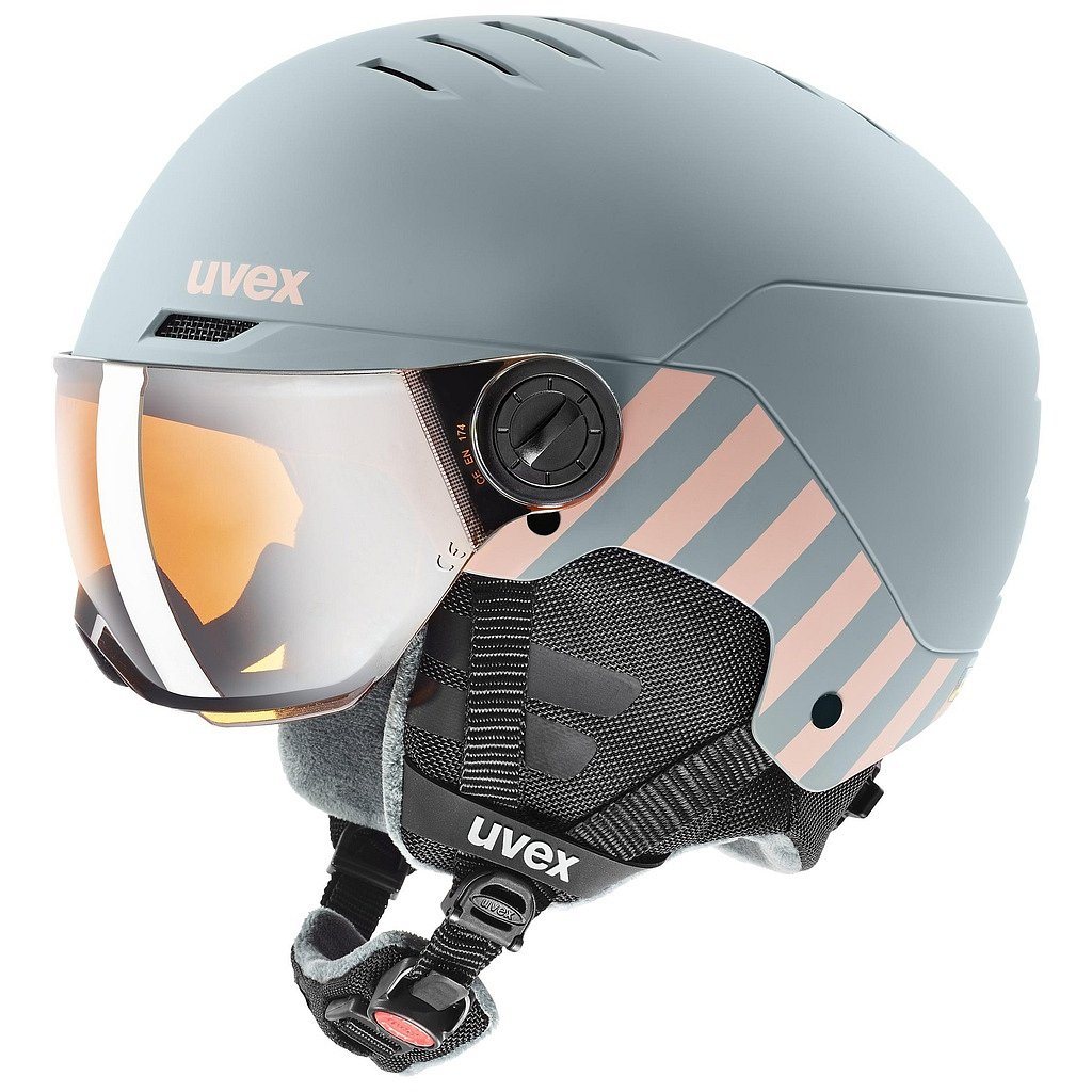 UVEX Rocket Junior Visor, rhino - blush mat