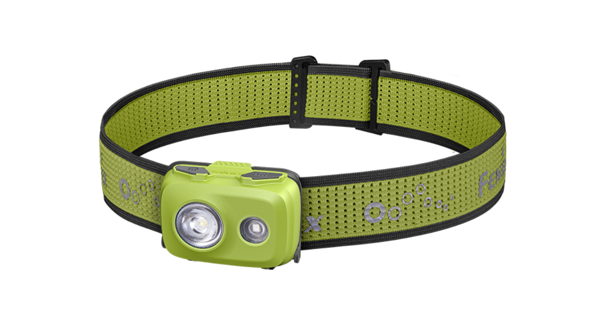 čelovka Fenix HL16 (450 lumenov), green