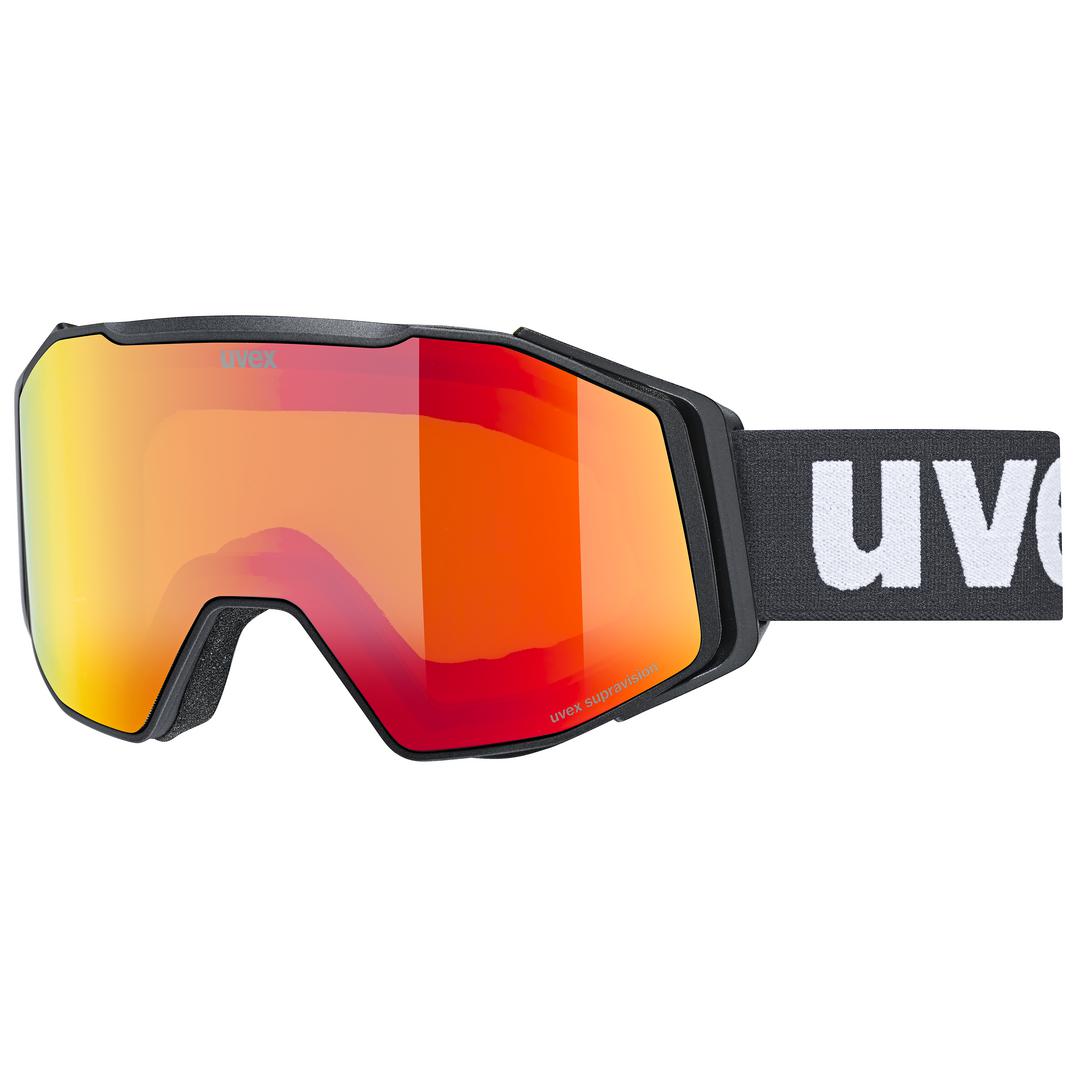 UVEX Gravity FM, black matt dl/red-clear, S2