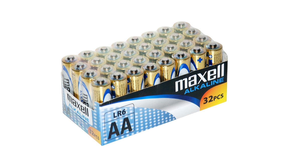 Tužková AA alkalická baterie Maxell 1ks