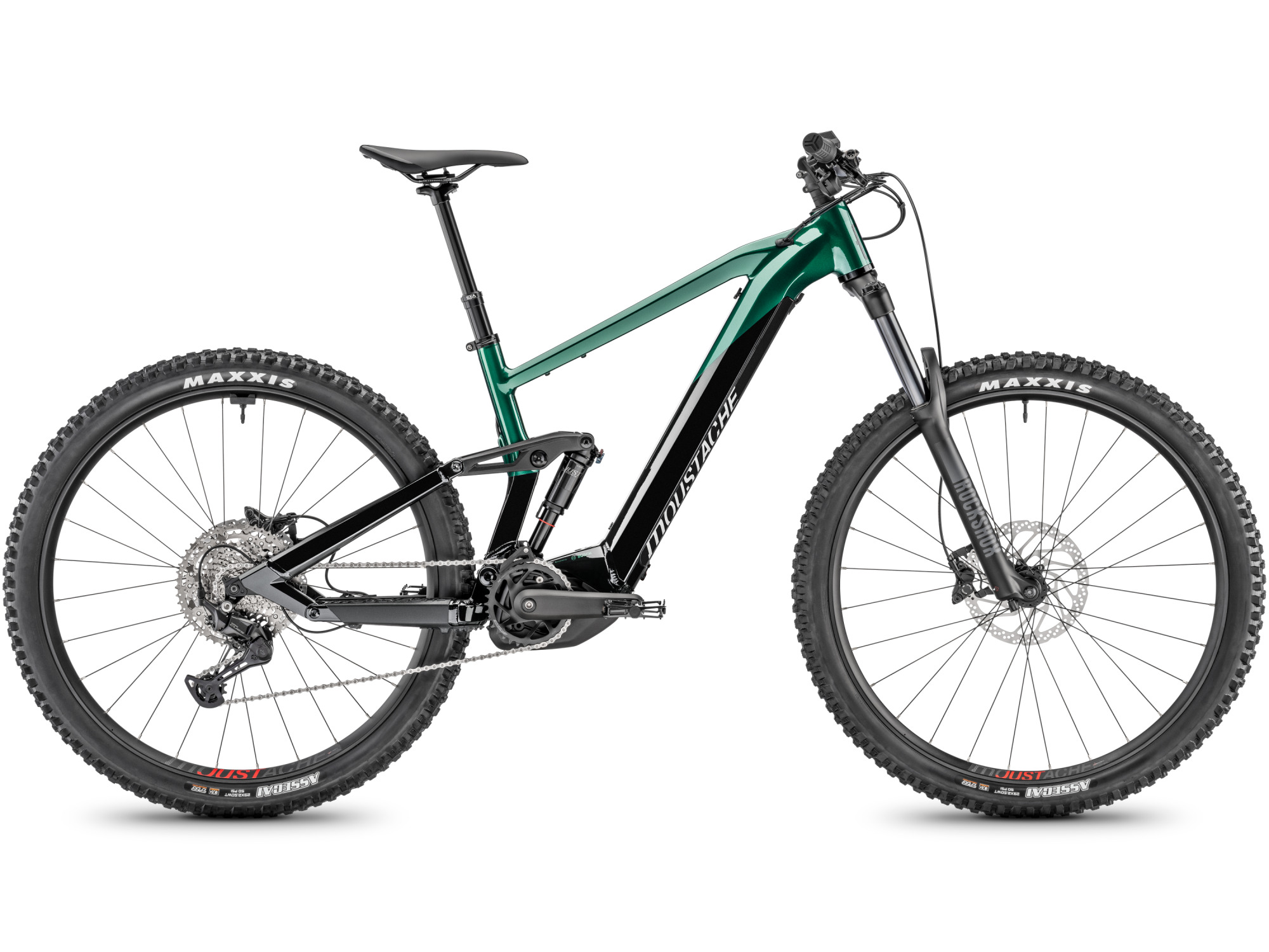 MOUSTACHE Samedi 29 Trail 2, 750Wh, black/british green glossy