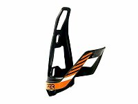 Košík na fľašu P2R HUGG, black-orange