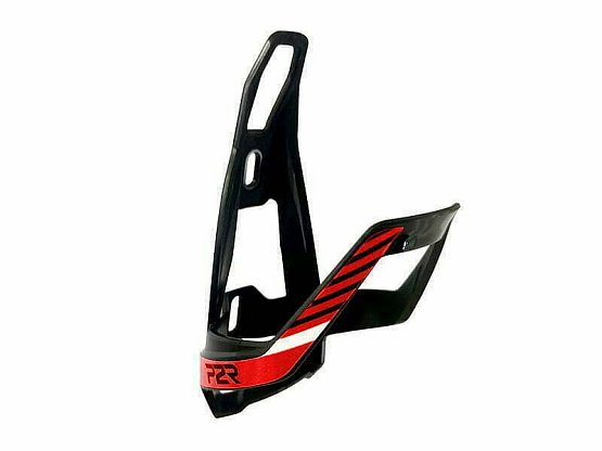 Košík na fľašu P2R HUGG, black-red Košík na fľašu P2R HUGG, black-red