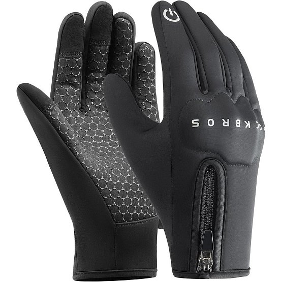 ROCKBROS zateplené cyklistické, čierne