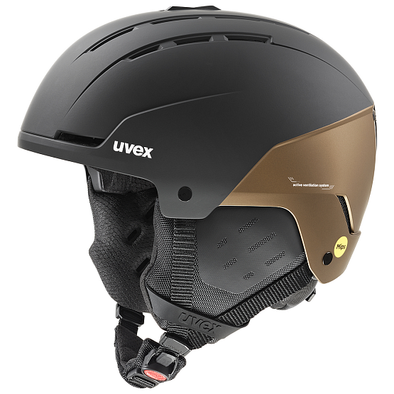 UVEX Stance MIPS, black-brown matt, 58-62 cm