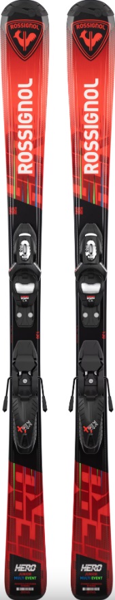 ROSSIGNOL Hero Jr 100-140 Kid + Kid 4 GW B76, black