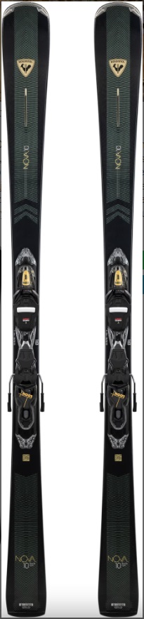 ROSSIGNOL Nova 10 Xpress + Xpress W 11 GW B83, black gold