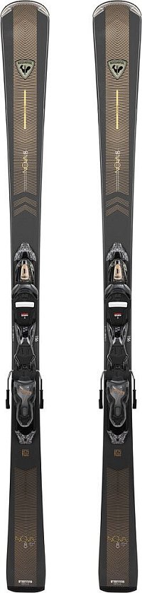 ROSSIGNOL Nova 8 Xpress + Xpress W 11 GW B83, grey/bronze ROSSIGNOL Nova 8 Xpress + Xpress W 11 GW B83, grey/bronze